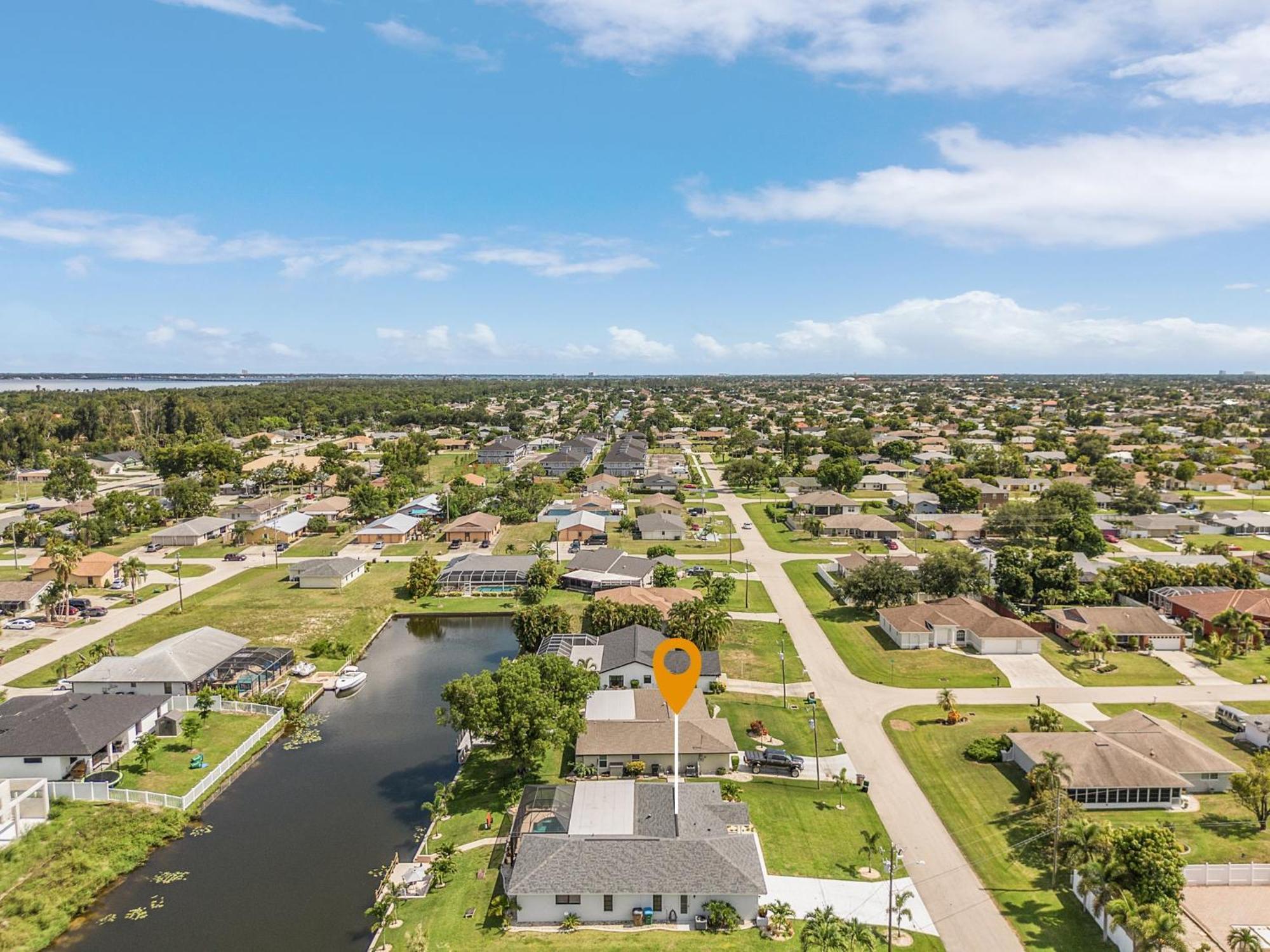 Cozy Retreat, Heated Pool, Water Canal, Bikes,3 Bedroom Cape Coral Eksteriør bilde